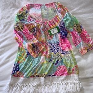 NWT Lilly Pulitzer Alia Top Roar of the Seas Top